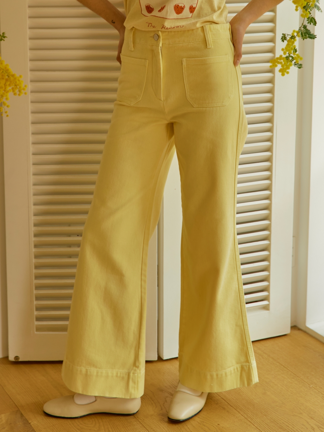 2ND / EMIL HIGH RISE JEANS in YELLOW